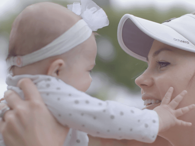 Woman Holding Baby